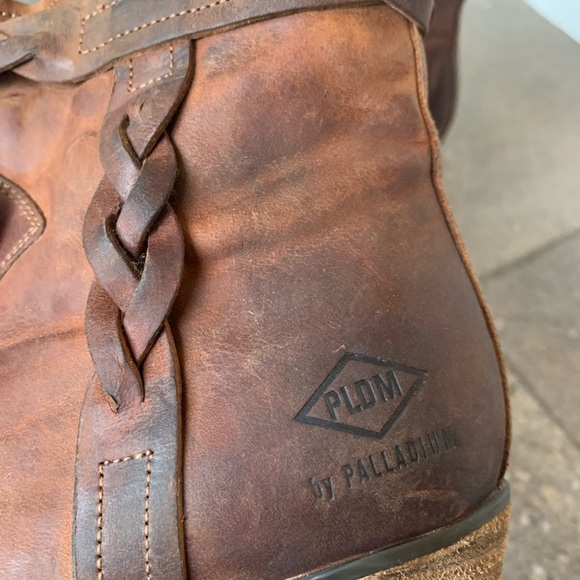Brown leather PLDM Boots - Picture 2 of 5